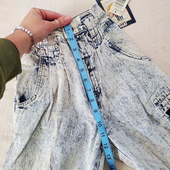Deadstock Lee Acid High Waist Jeans kids 12 SLIM - Picture 8 of 11